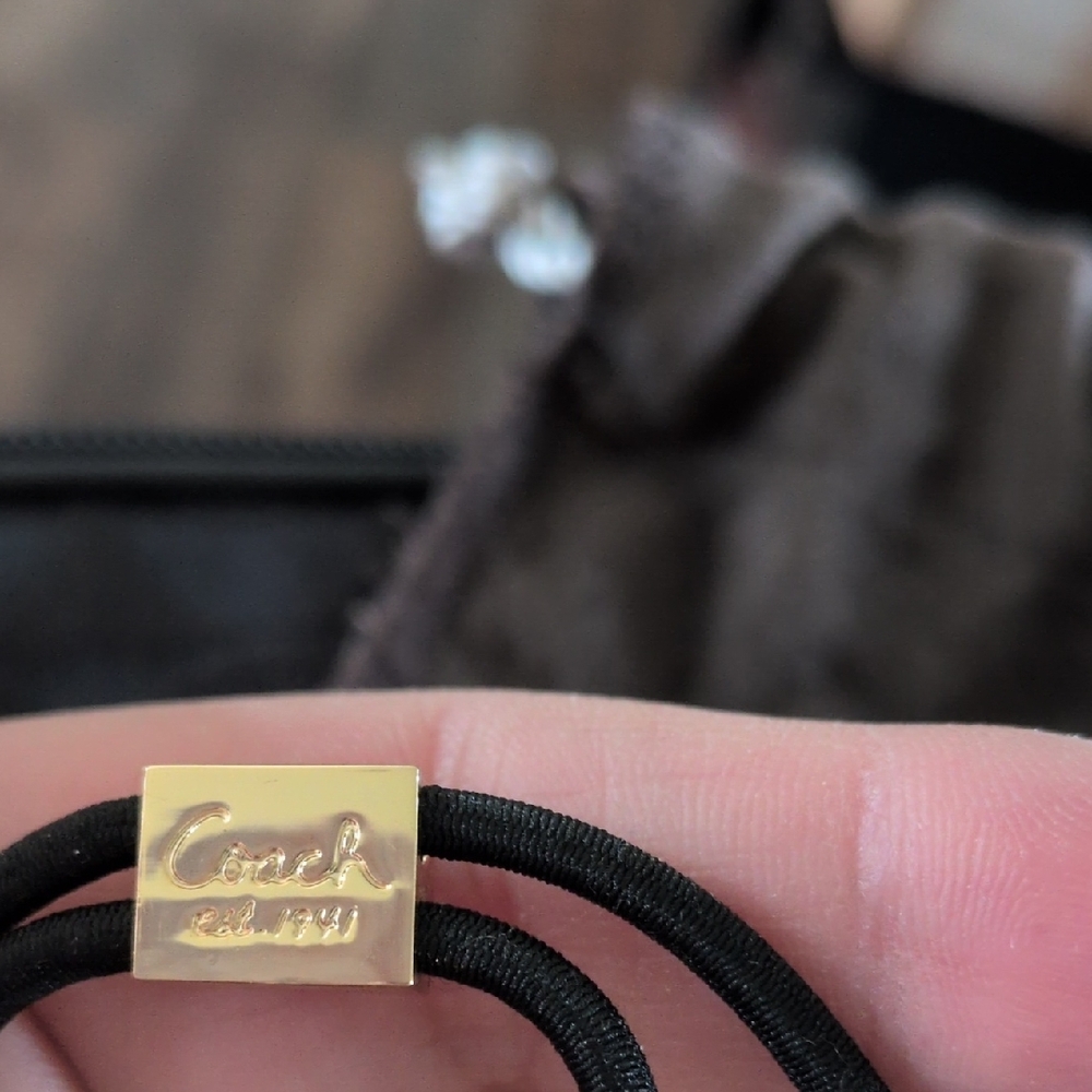 Coach Signature C Ponytail Hair Tie ONLY - Picture 3 of 6